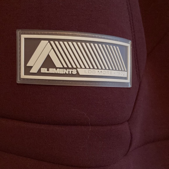 NWT - Alphalete Hoodie (L) Merlot Colored -Matching jogging pants also available - Picture 3 of 10